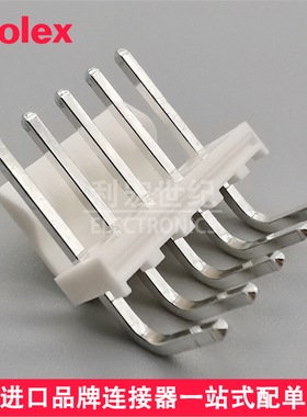 molex 26605050 2660-5050 26-60-5050 莫仕间距3.96mm弯针插座5P