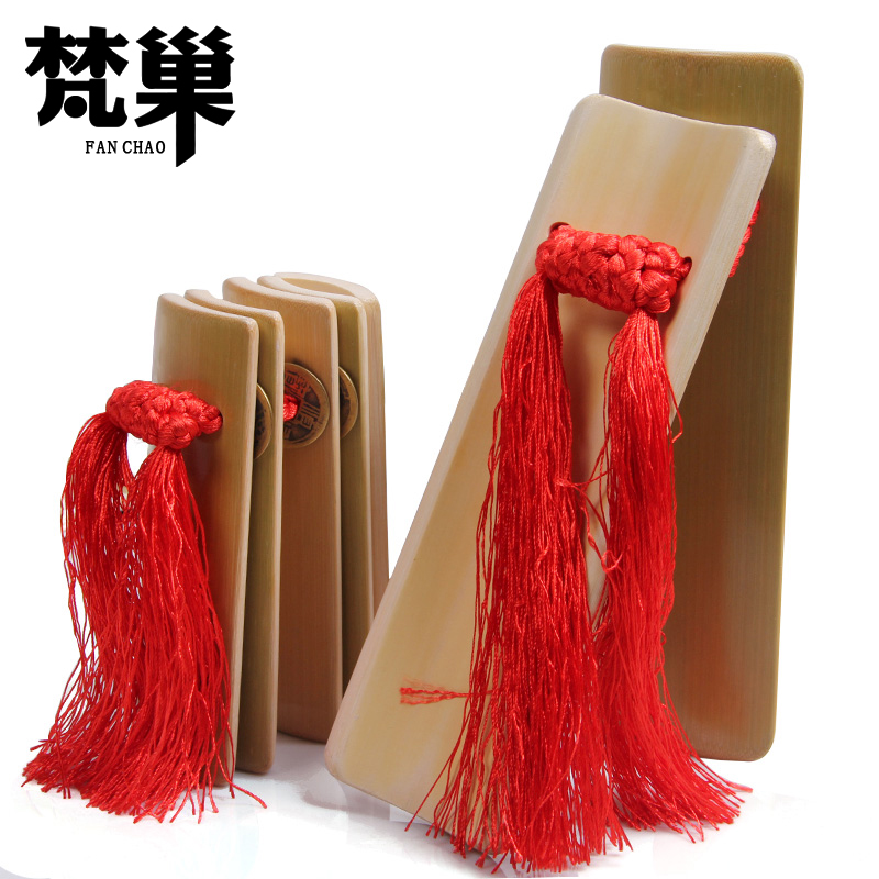 梵巢原色成人表演快板竹板福建楠竹材质传统手工制作厂家直销定做