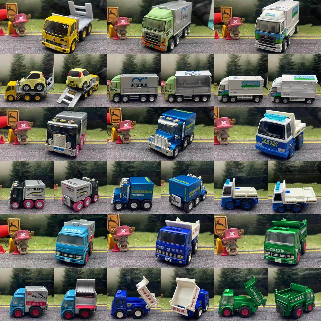 choro q takara tomy 卡车队 擎天柱 斗车 拖车 引导车工程车61