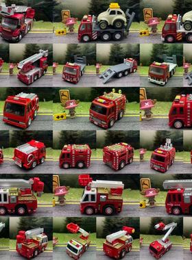 CHORO Q TAKARA TOMY 消防车911 救援车 消防队 拖车93