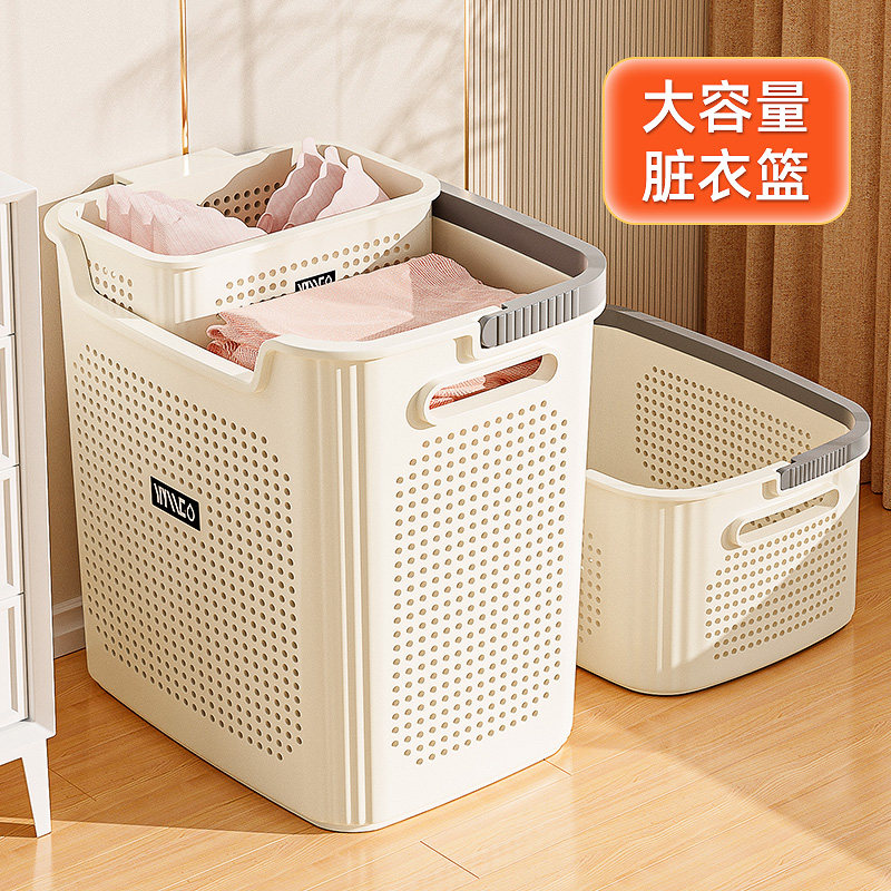 日本进口脏衣篓家用脏衣服收纳筐