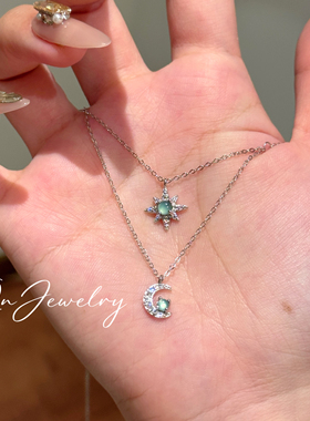 Qn Jewelry/星月织梦 a货翡翠 s925纯银项链