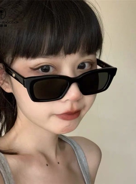2021新款太阳眼镜女jennie同款g墨镜女ins小脸款复古小方框墨镜