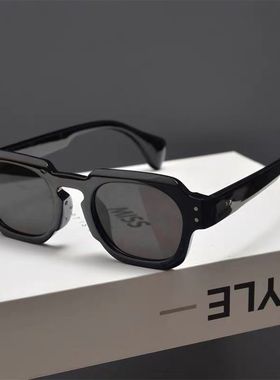 高人气韩版墨镜方形树脂镜片防光防晒潮女潮款|适合圆脸、方脸