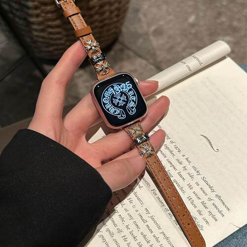 适配苹果iwatch表带克罗心s10s9