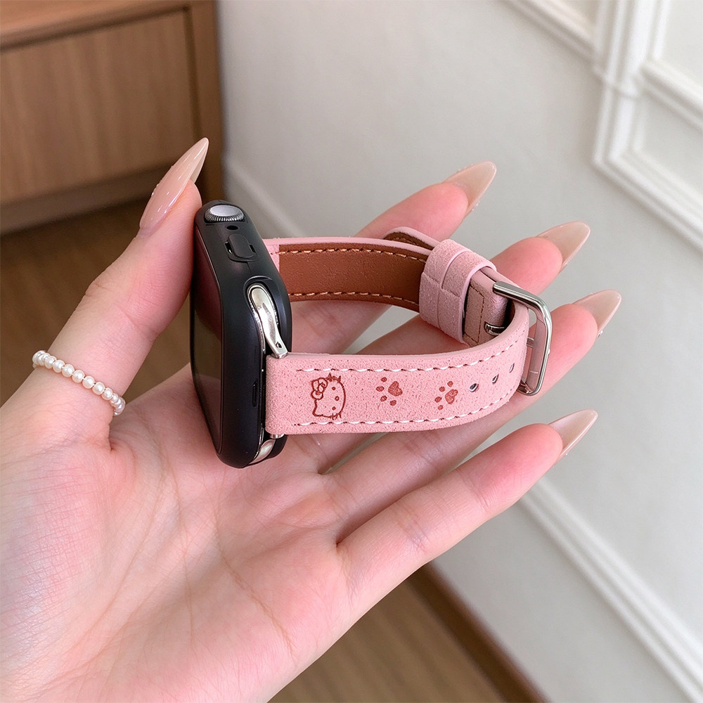 适用小米 Watch S4/S3/S2 表带vivo watch GT2卡通猫爪印女款表带