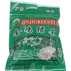 金鸡绿茶广西特产藤县高山早春明前嫩芽尖叶带茶梗茶碎300g凉茶