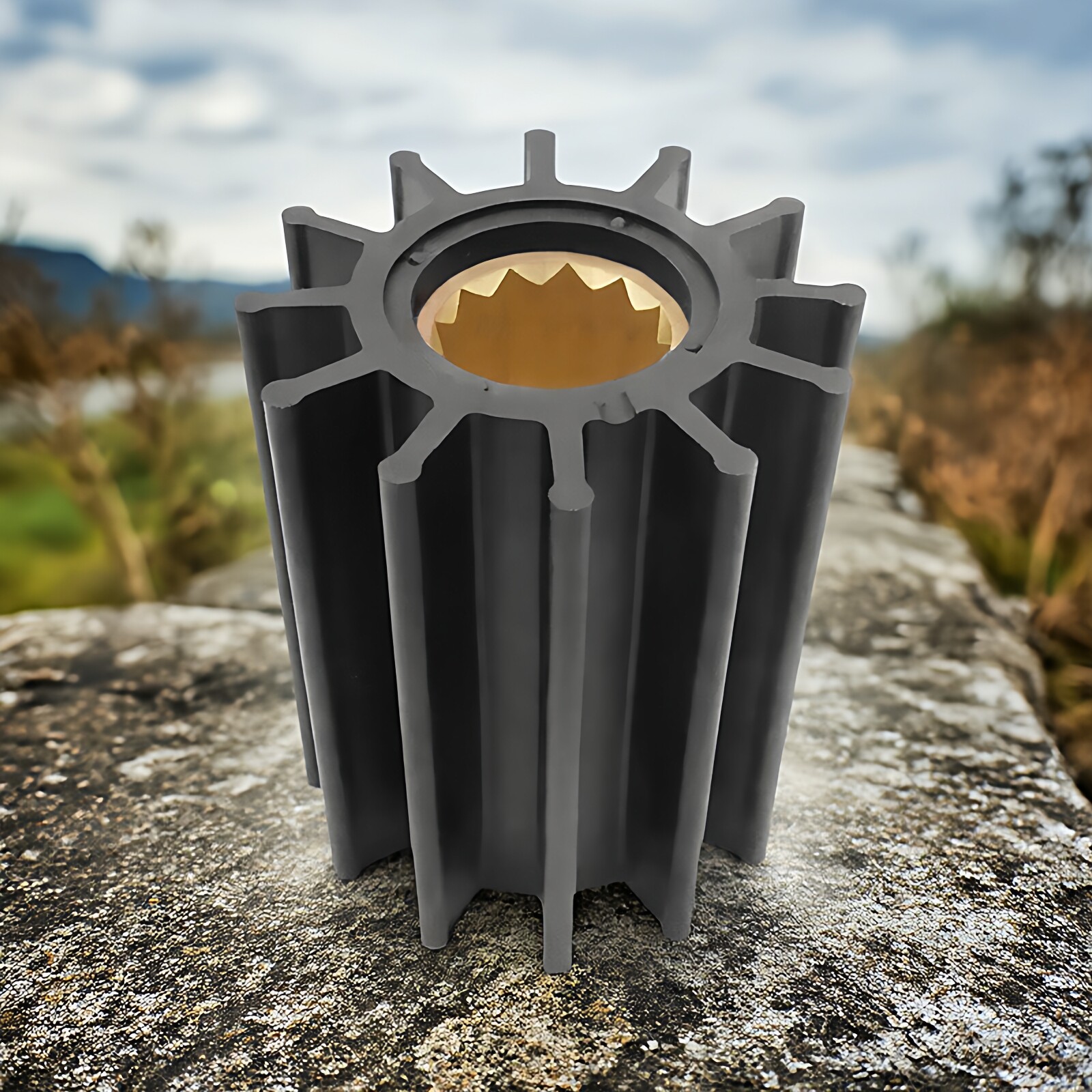 海水泵叶轮适用Yanmar洋马发动机6LY3-ETP 6LY3-STP 6LYA 6LY2