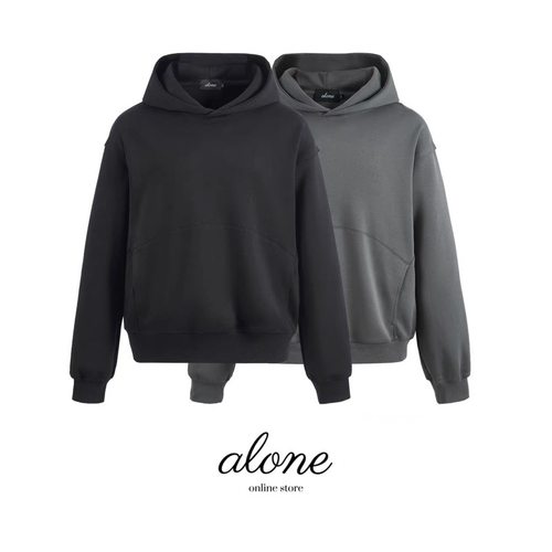基础反线拼接高端alone卫衣连帽