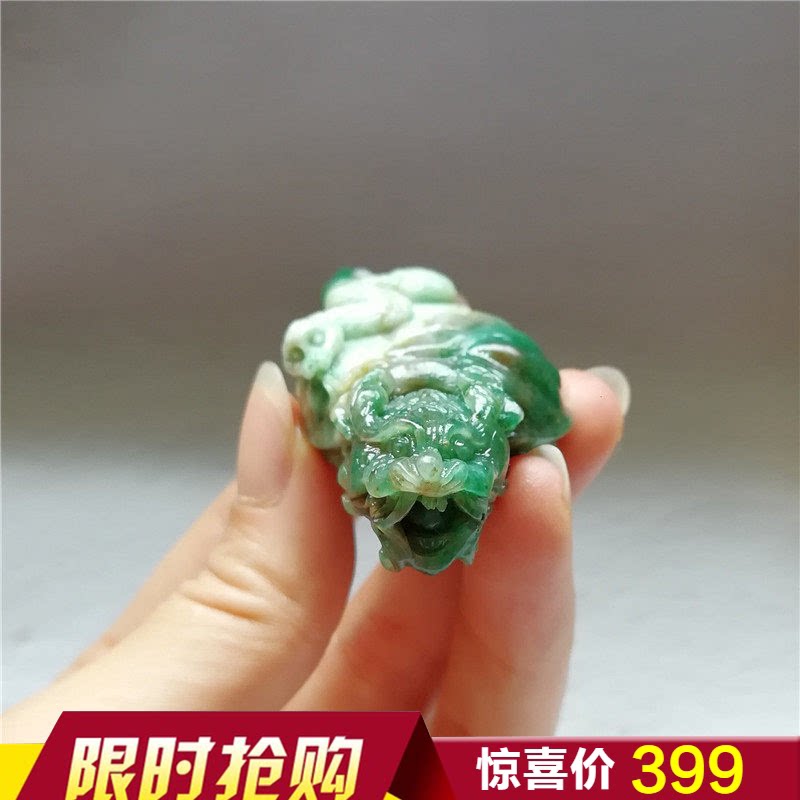 收藏天然玉独山玉龙龟小摆件文玩南阳独玉长寿龟吊坠蛇手把件玄武