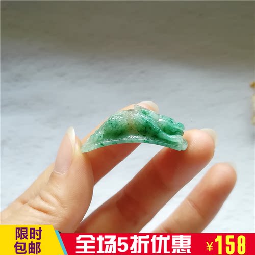 收藏天然玉石独山玉手链南阳玉独玉貔貅手牌玉手串苏工如意手环秒