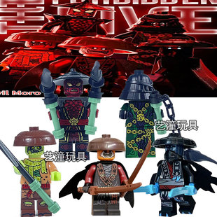 2025新品乐幻影忍者人仔反派封禁五人组诺克特19季人偶拼装玩具男