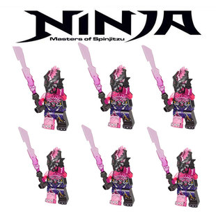 第16季水晶小兵复仇石幻影忍者人仔稀有反派鬼怪洛基玩具积木拼装