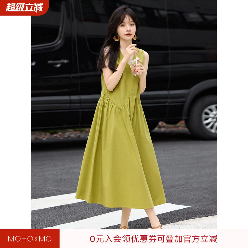 沫晗依美气质减龄连衣裙