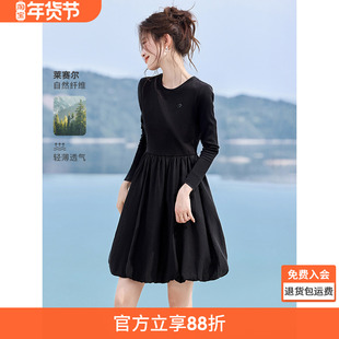 沫晗依美迷你显瘦含棉气泡裙2025夏季新款气质拼接修身短款连衣裙