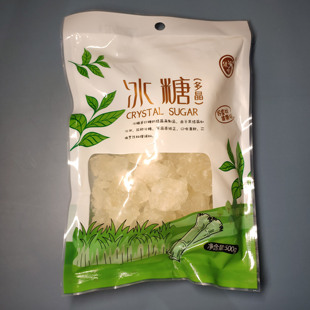 绿帝大块白冰糖500g  纯冰糖 煲汤炖粥辅料甜品冲饮调味品