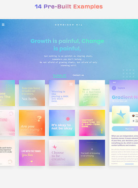 Web3渐变背景45个渐变背景的集合Figma、Sketch 、 PSD、jpg格式