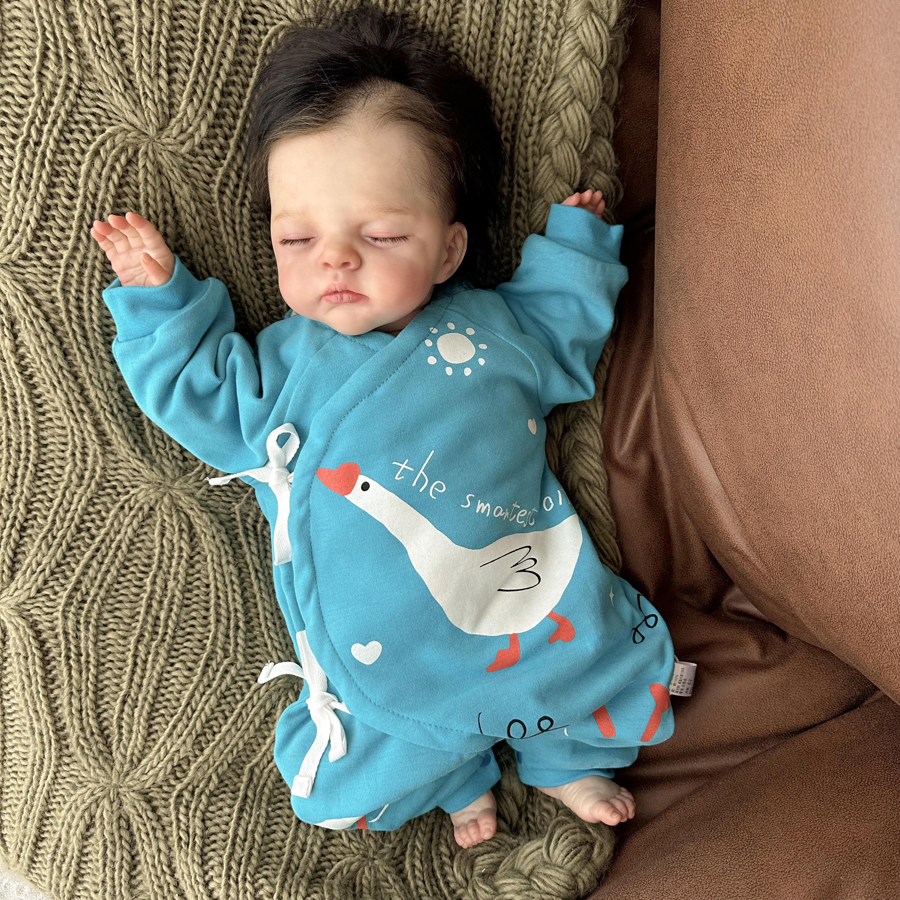 新生婴儿秋冬季薄款保暖连体棉衣