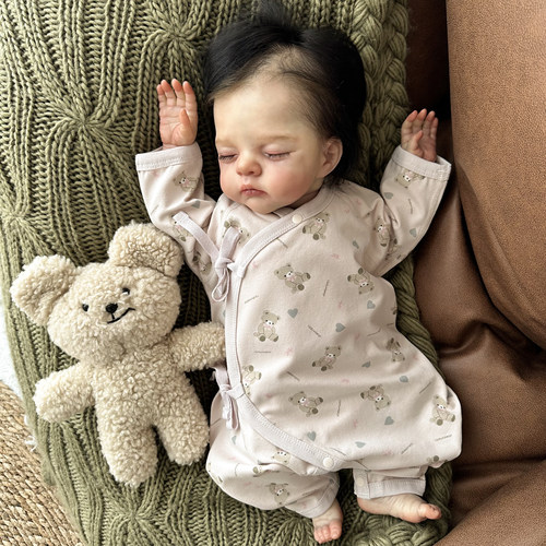 新生婴儿春秋款甜心小熊连体哈衣