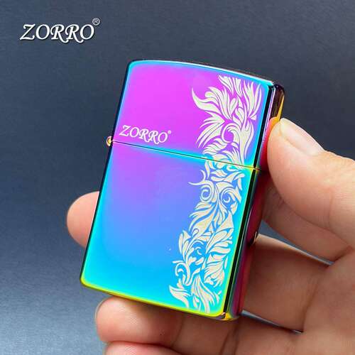 新款ZORRO佐罗火机官方正品创意煤油打火机防风送男友礼物高颜值
