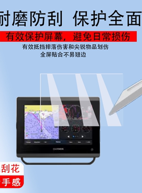 适用佳明探鱼器贴膜7616xsv/723/72SV/923XSV/92SV/122SV/1223屏幕膜8410XSV/8412XSV保护膜8416XSV非钢化膜