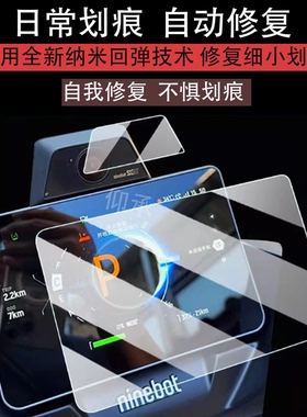 适用于九号猎户座DZ110P MK2仪表钢化膜25款摩托车DZ110P液晶仪表保护膜E300P MK2显示屏镜头贴膜配件贴纸