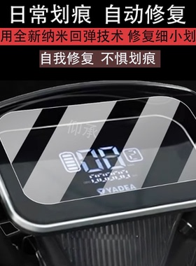 适用雅迪T15S-M仪表膜雅迪T15S电动车屏幕膜T15S-H仪表膜T15S-D
