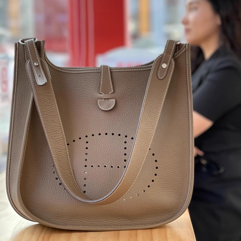 55cm宽肩带大象灰（金扣）菜篮子