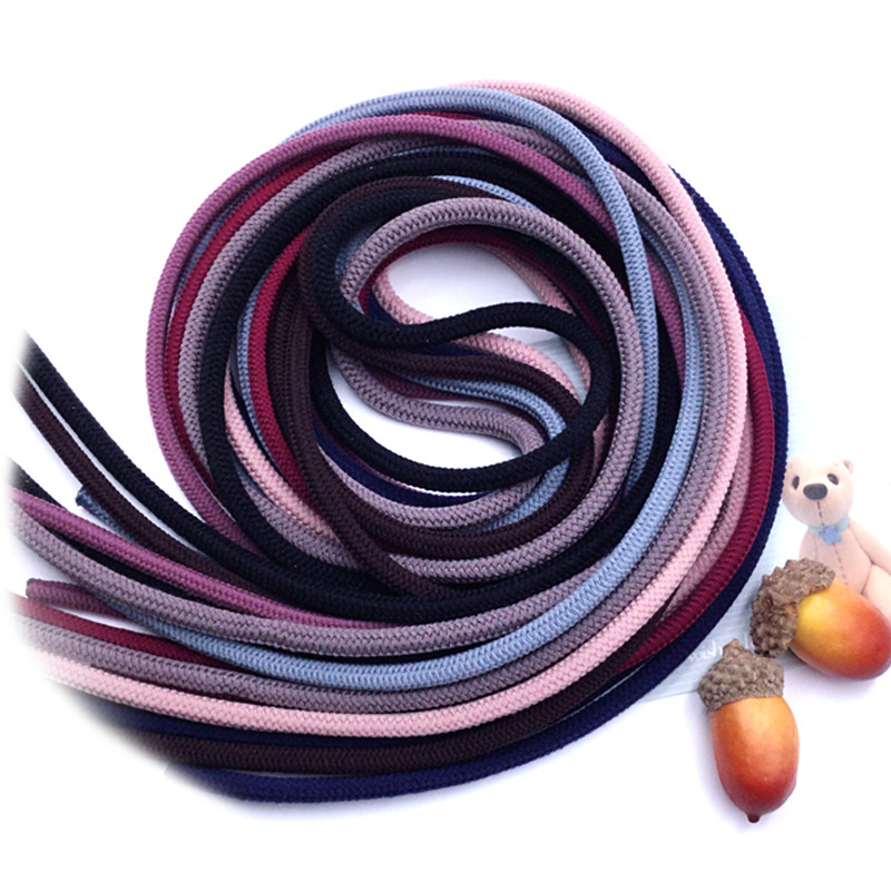 包邮新品5mm加粗彩色高弹力尼龙网长发绳扎马尾长皮筋头绳头饰