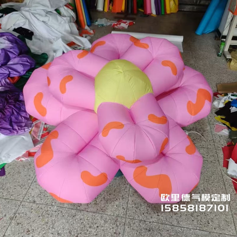定制充气网红创意花朵发光气模仿真植物模型商场活动美陈装饰气膜