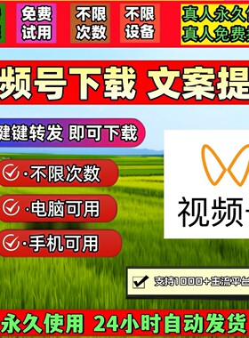 视频号下载工具公众号视频视频去水印轻松上手pad系统内容mac软件