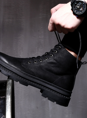 DRR帕达索019高帮韩版潮流马丁靴DRZ真皮短靴DWT男鞋PB201019