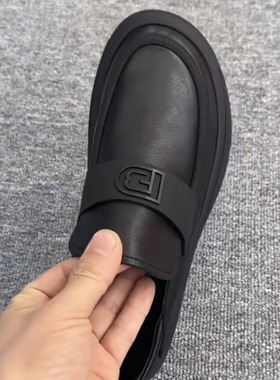 帕达索男鞋秋冬新款一脚蹬休闲鞋懒人驾车皮鞋潮流低帮鞋男230846