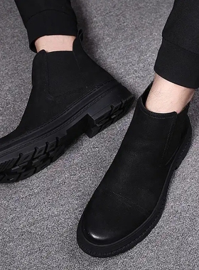 帕达索男鞋ACR新款正品潮流休闲高帮马丁靴冬季加绒雪地靴GD0052