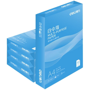 得力A4纸白令海A4纸辉铂A4纸打印复印纸70g 纸张 a4机打印白纸