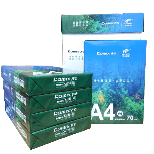 包邮齐心歌诗图打印纸复印纸70gA4双面打印书写纸草稿纸纯木浆纸