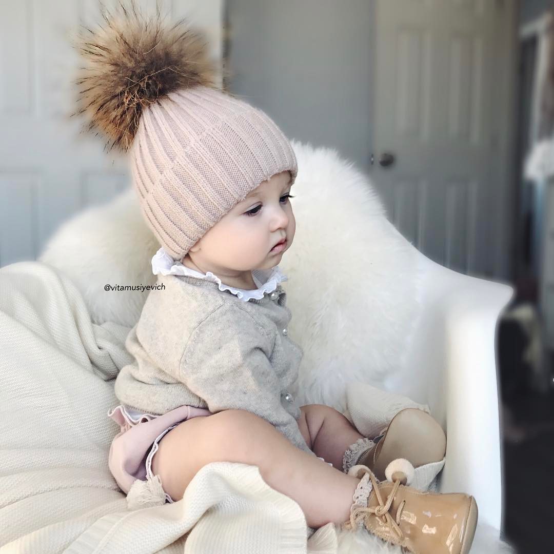 针织可爱超萌0-4女宝宝婴儿帽子