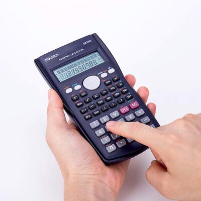 得力D82MS科学函数计算器考试用电子函数计算机学生多功能计算器