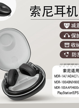 适用于索尼MDR-1A 1ABT 100ABN H900N PS3 PS4 PS5头戴式耳机包