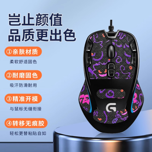 适用罗技G300S鼠标防滑贴