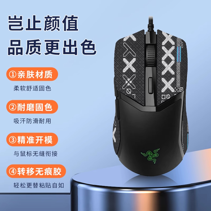 适用雷蛇眼镜蛇Cobra鼠标防滑贴