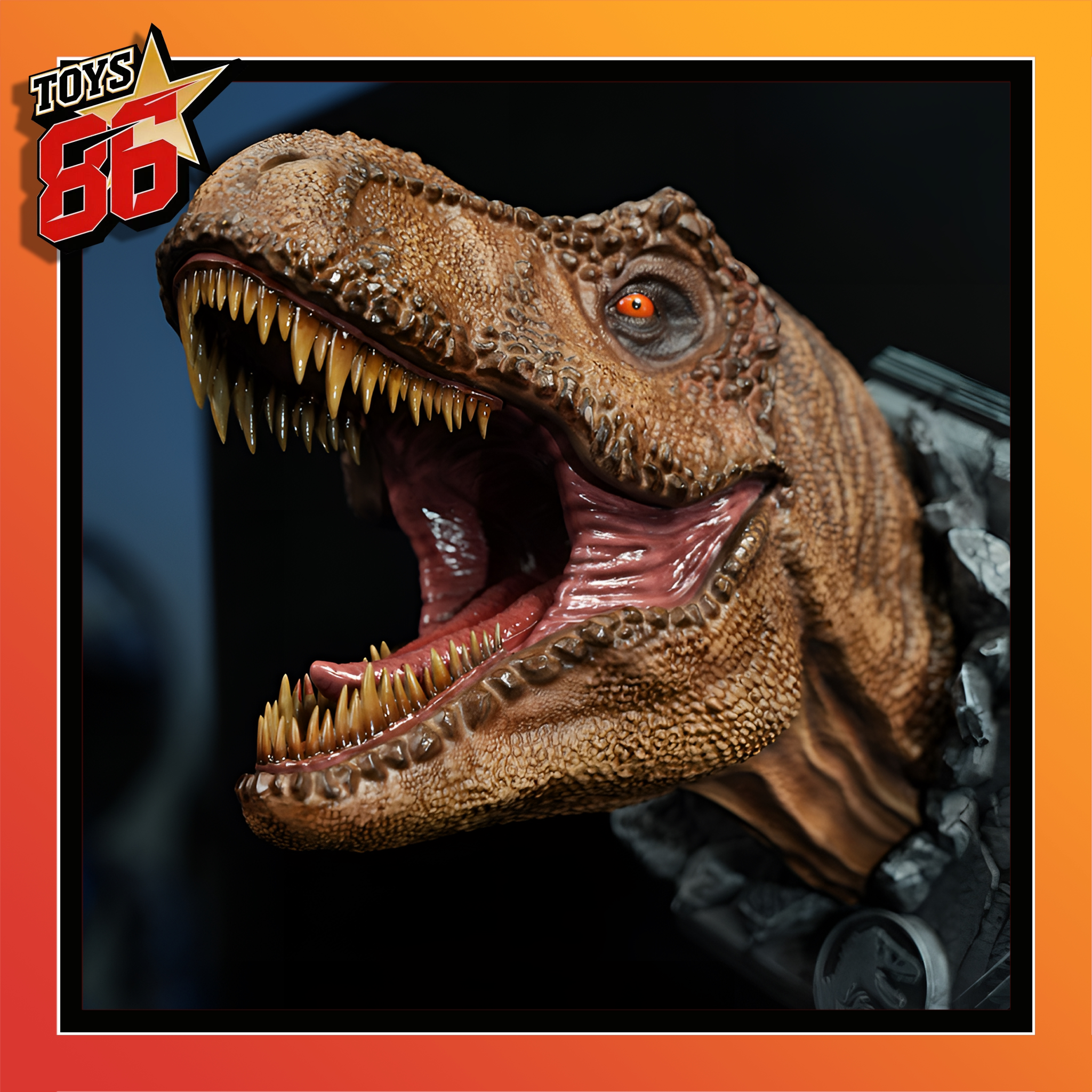 【86TOYS 现货】3109 霸王龙 恐龙 壁挂 手办 雕像 GK