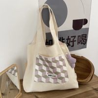 Японский оригинальный дизайнерский ретро зеленый шоппер, тканевый мешок, зимняя сумка через плечо