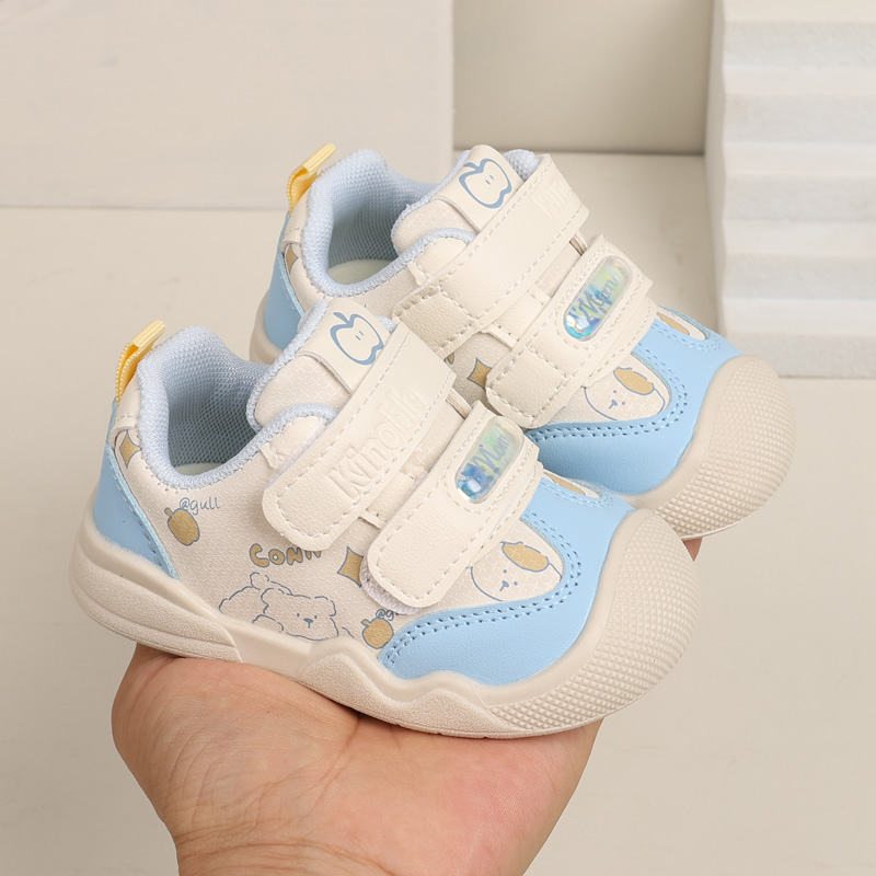 春秋新款软底防踢学步鞋