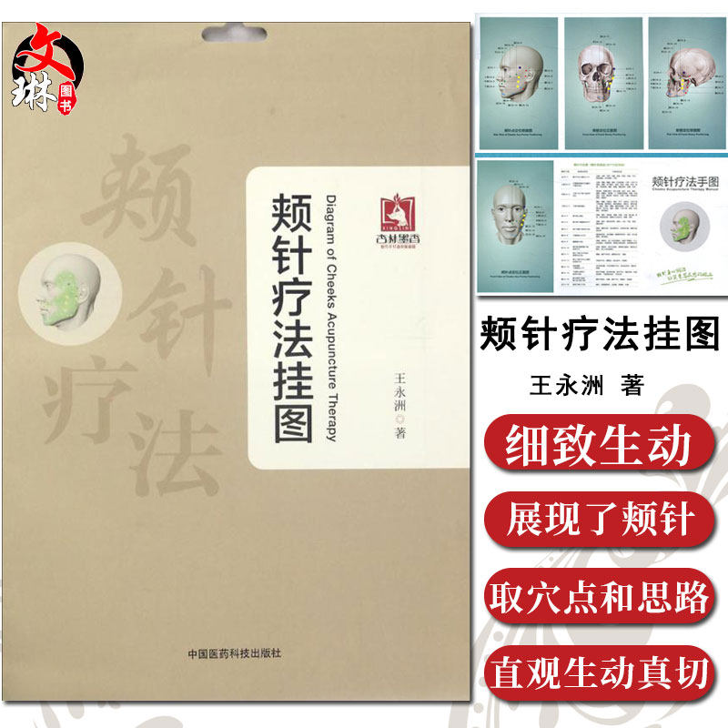 颊针疗法挂图 王永洲著 中国医药科技出版社9787506793797