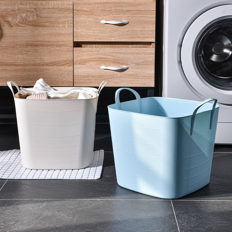 脏衣服收纳筐玩具收纳篮卫生间装衣服塑料篮子客厅零食杂物收纳筐