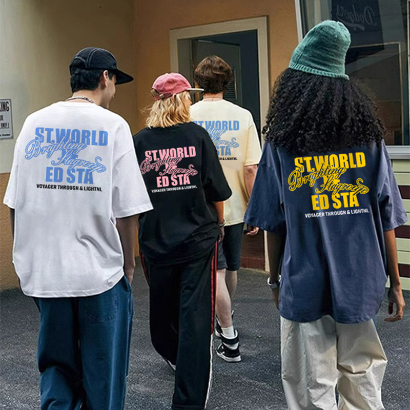 STA宽松短袖t恤体恤上衣