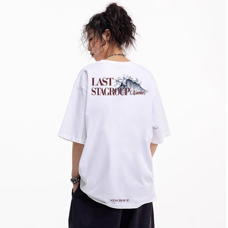 STA美式潮牌字母印花短袖T恤