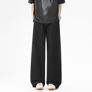 直筒裤 STA春夏新款 潮牌百搭美式 男宽松垂感长裤 2026年阔腿休闲裤