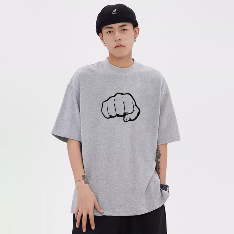 STA美式潮牌纯棉字母印花短袖T恤